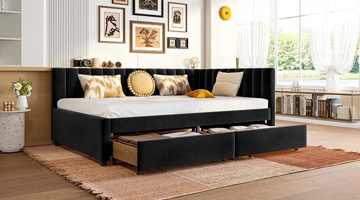 Cama de armazenamento