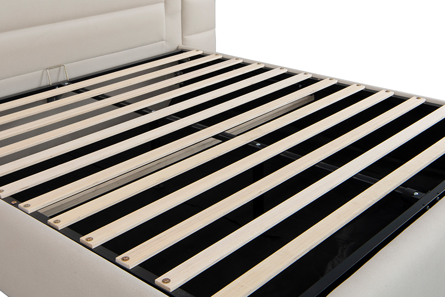 Estrutura pneumática da cama de armazenamento com elevador a gás otomano 4181G
