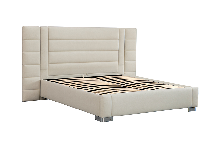 Estrutura pneumática da cama de armazenamento com elevador a gás otomano 4181G