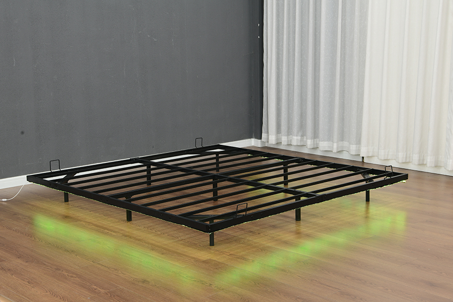 Estrutura de cama de tira leve de metal flutuante 4600