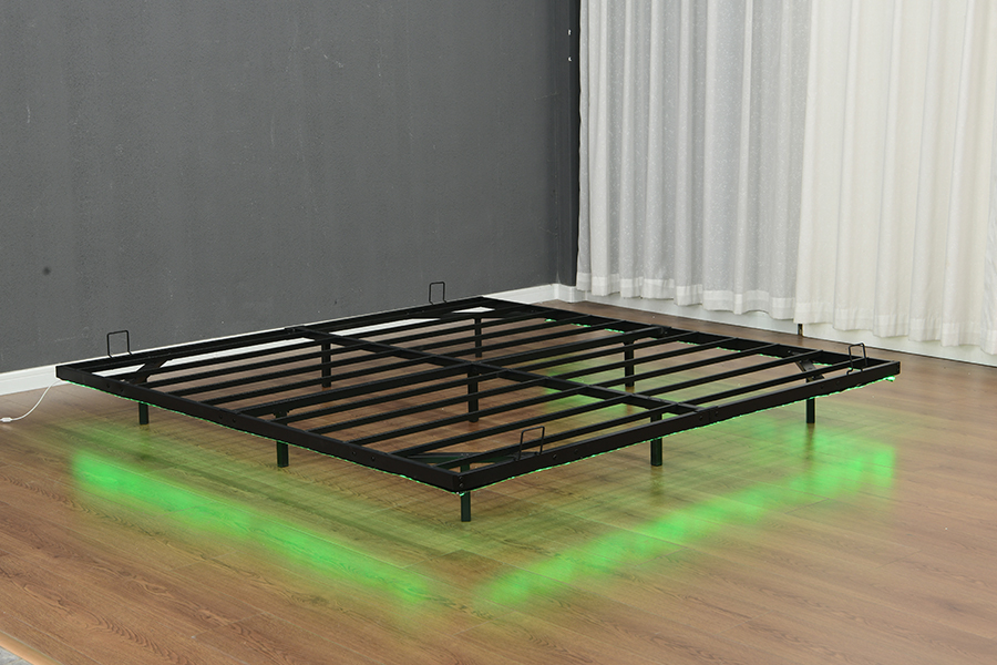 Estrutura de cama de tira leve de metal flutuante 4600