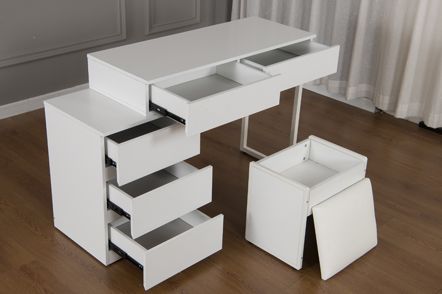 Penteadeira minimalista branco puro WSS992