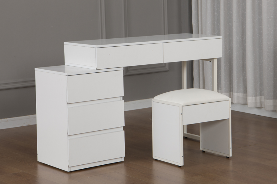 Penteadeira minimalista branco puro WSS992