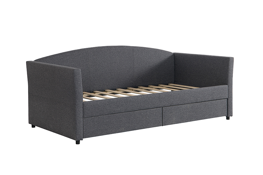 Sofá-cama de armazenamento de algodão e linho adequado para a pele 4271D