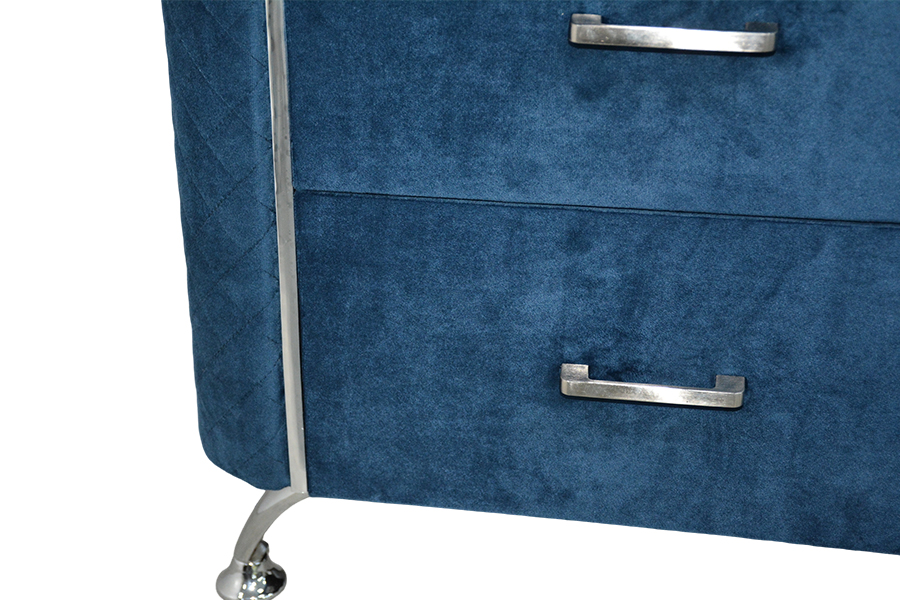 Mesa de cabeceira/cama de veludo diamante WSS954