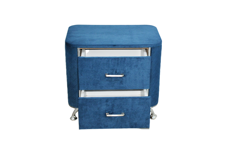 Mesa de cabeceira/cama de veludo diamante WSS954