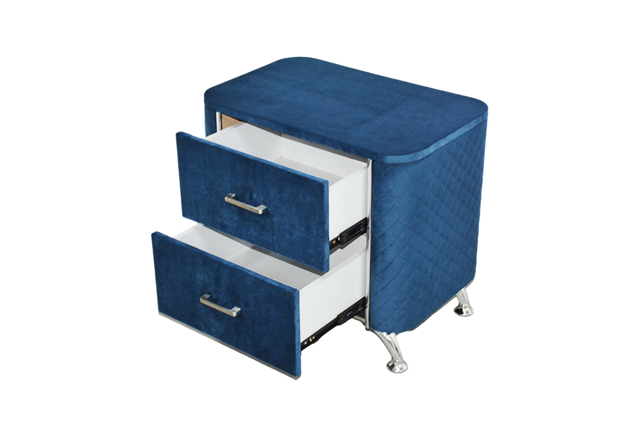Mesa de cabeceira/cama de veludo diamante WSS954
