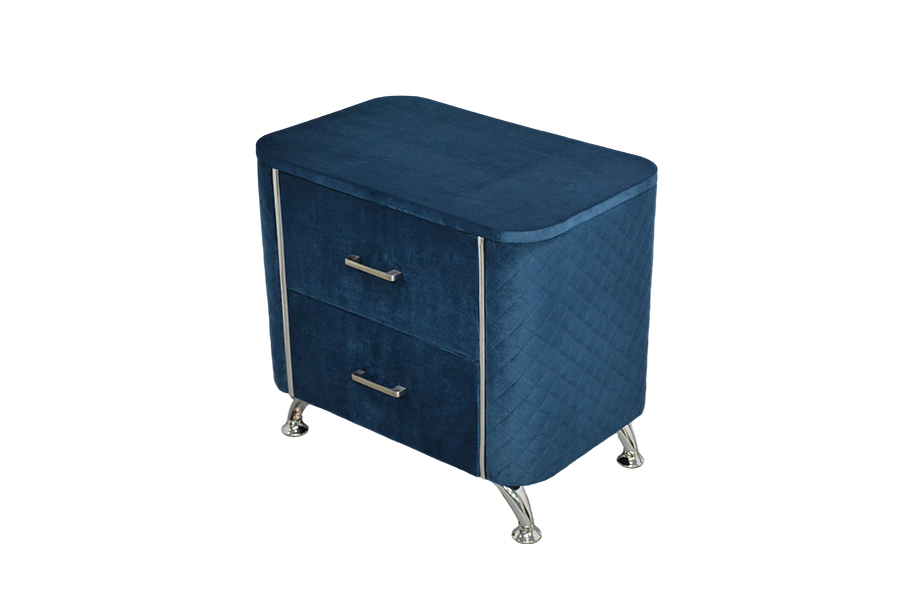 Mesa de cabeceira/cama de veludo diamante WSS954