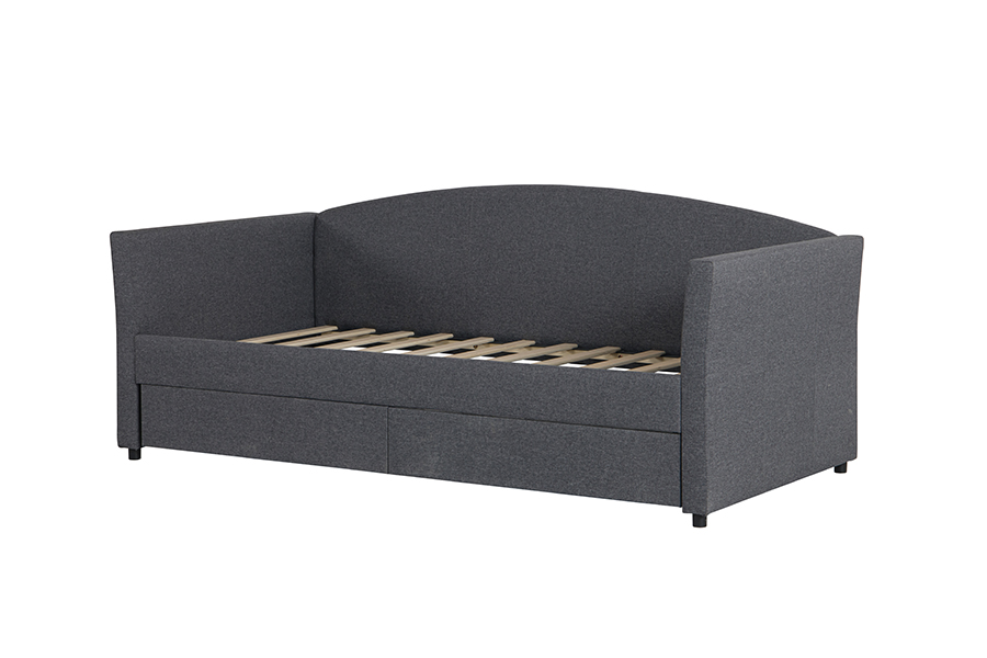 Sofá-cama de armazenamento de algodão e linho adequado para a pele 4271D