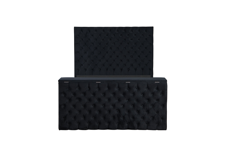 Cama motorizada com suporte de TV elevável 4652BG para quartos pequenos