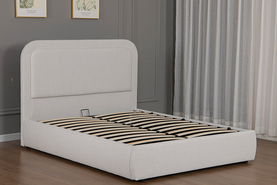 5018G durável e fácil de montar estrutura de cama de armazenamento hidráulico estofado