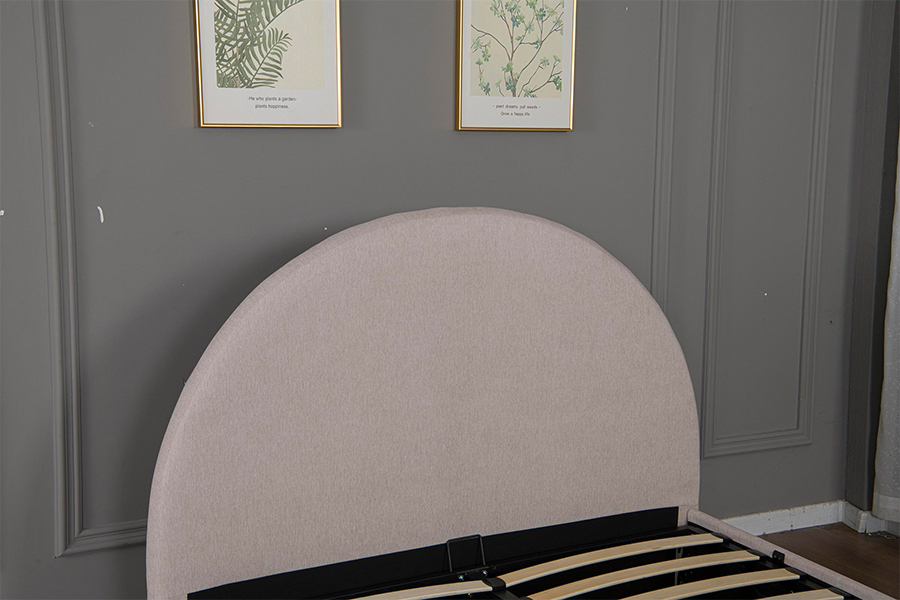 Estrutura estofada da cama de armazenamento com materiais ecológicos 5019G