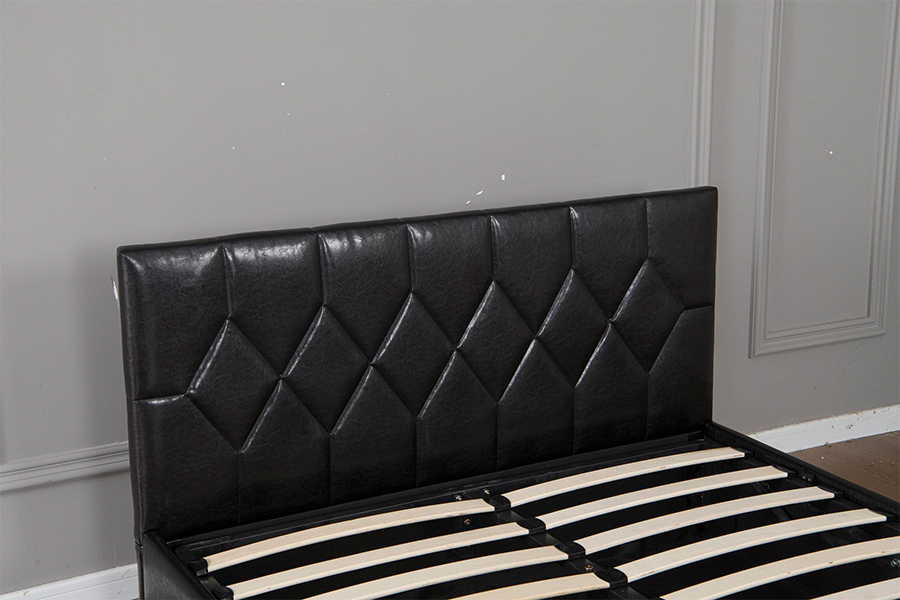 estrutura de cama estofada USB ajustável da cama do projeto luxuoso 5031G