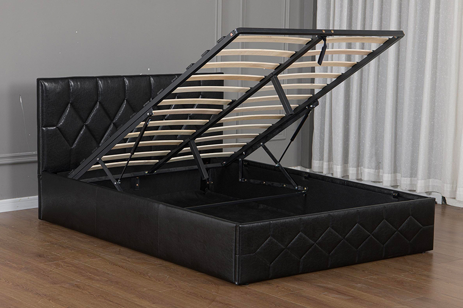 estrutura de cama estofada USB ajustável da cama do projeto luxuoso 5031G