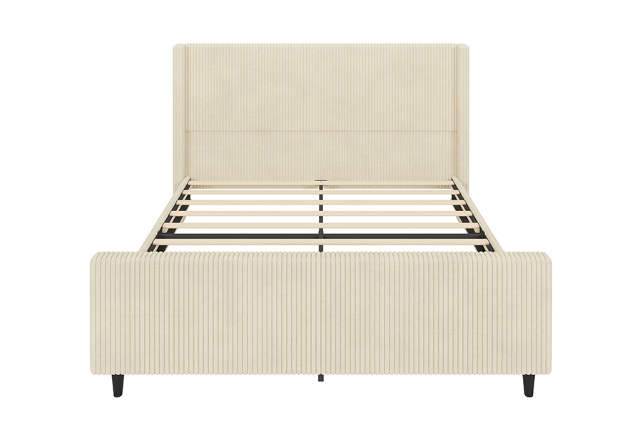 N12 Wingback ajustável fácil de desmontar estrutura de cama estofada