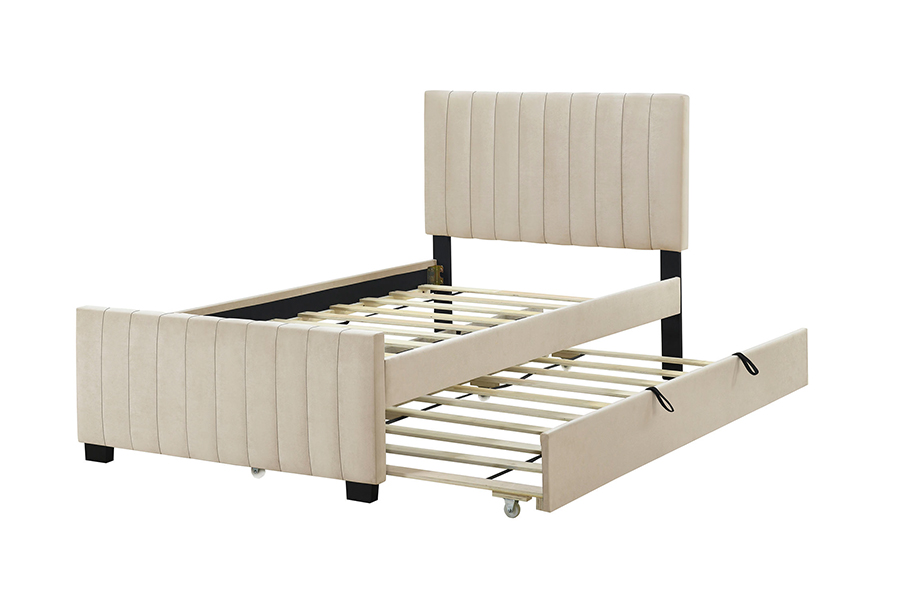 Quadro de cama estofado beliche ecológico durável N9