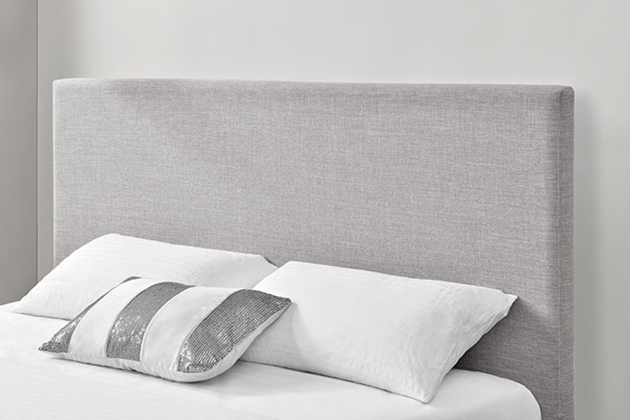 1281 Cabeceira simples em tecido Cama estofada