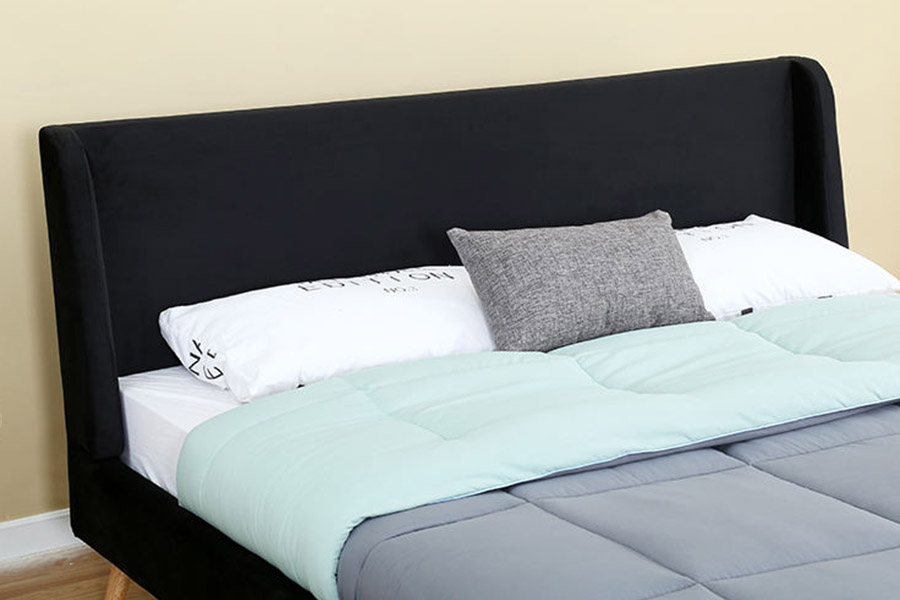 1385 Moderna estrutura de cama de hotel com gavetas e armazenamento de estrutura de cama