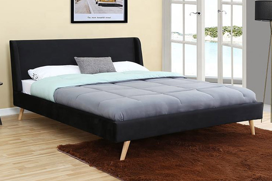 1385 Moderna estrutura de cama de hotel com gavetas e armazenamento de estrutura de cama