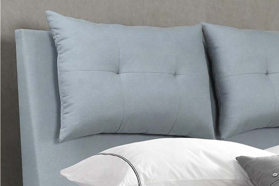 Cama estofada com design moderno em estilo MDF com estrutura de travesseiro 1503