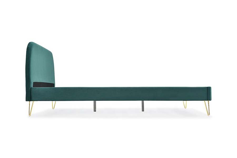 Cama estofada com estrutura de cama king size de alta qualidade 1475
