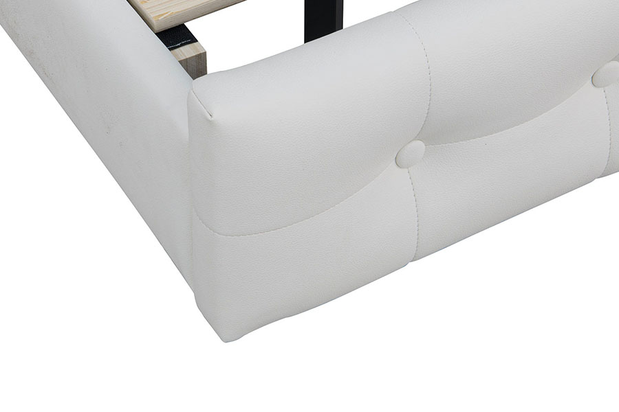 4209 Estrutura de cama estofada com LED ajustável king-size