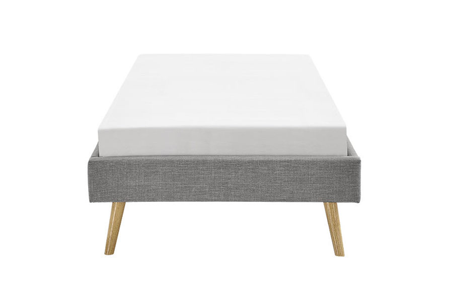 Cama escandinava dos pés da madeira de linho do painel da madeira compensada 1159C