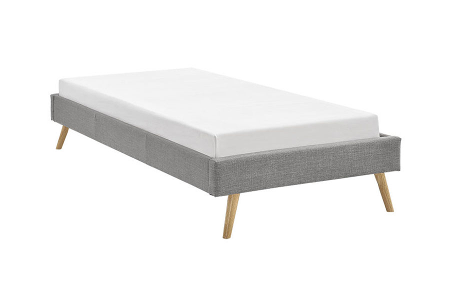 Cama escandinava dos pés da madeira de linho do painel da madeira compensada 1159C