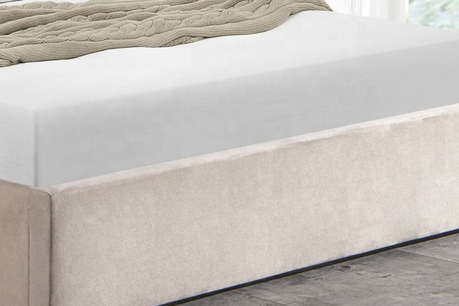 1250g veludo botão-cabeceira otomano duplo estofado estrutura de cama de armazenamento